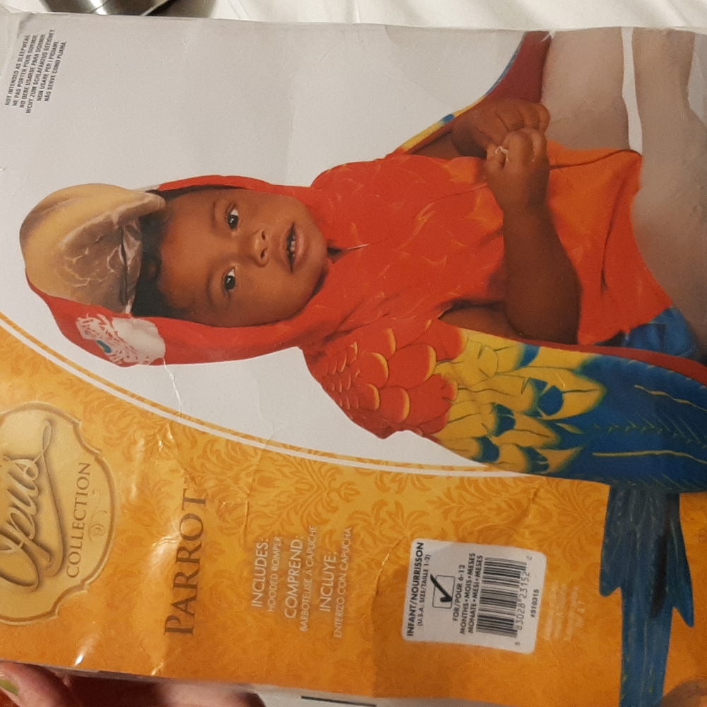 Rubie's Parrot Costume Sz 6-12months